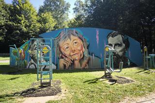 Tarnowskie Góry mają nowy mural. Na nim Dega, Szymborska i Donnersmarck