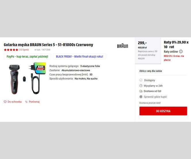 Promocje Black Friday w Media Markt