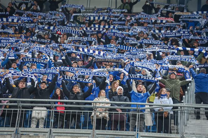 Lech Poznań - Motor Lublin. Kibice na meczu PKO BP Ekstraklasy