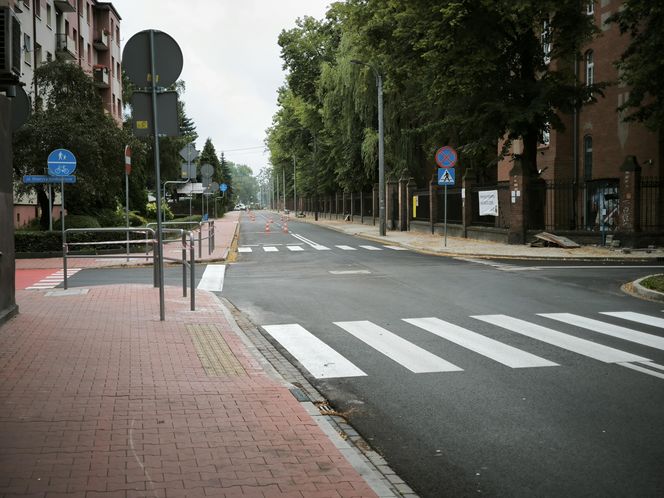 Końcówka remontu ulicy Racławickiej w Lesznie 