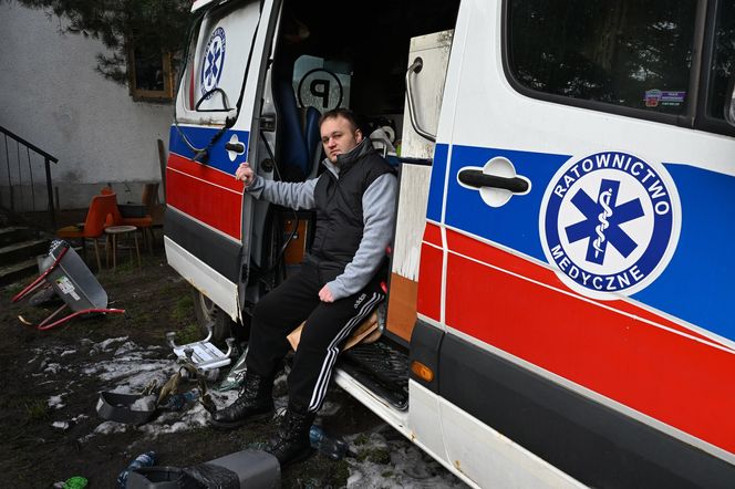 Pan Łukasz stracił swój ambulans