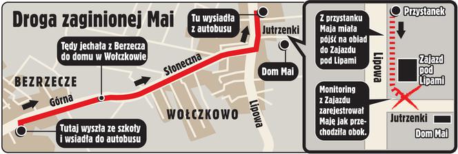 Maja zniknęła sprzed domu