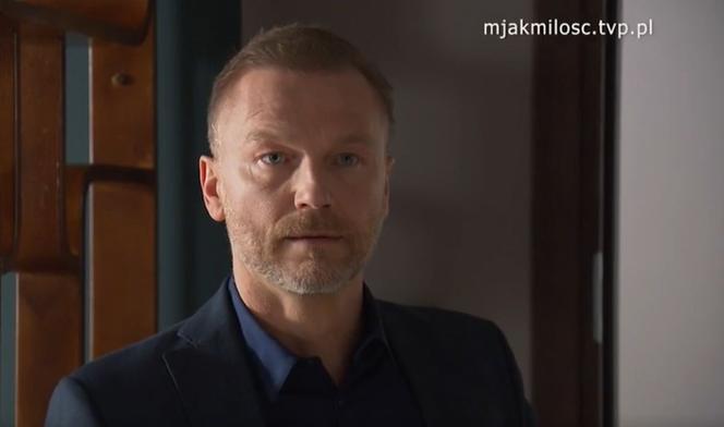 M jak miłość odc. 1669 po wakacjach 2022. Andrzej Budzyński (Krystian Wieczorek)