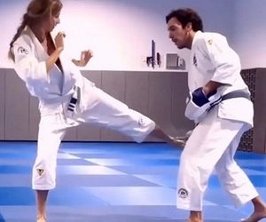 Córka Trumpa ćwiczy ju jitsu! Jej trener rozkochuje w sobie gwiazdy