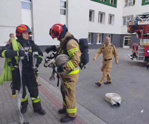 Powiatowe ćwiczenia strażackie w szpitalu wojewódzkim w Siedlcach