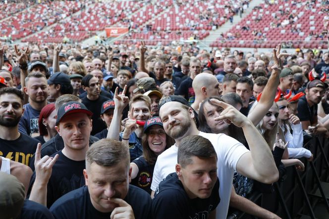 Koncert AC/DC w Warszawie (4.07.2025) - część pierwsza. Organizatorem koncertu jest Live Nation
