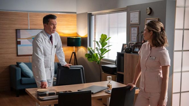 Na dobre i na złe odc. 949.  Andrzej Falkowicz (Michał Żebrowski), Kinga Lipska (Magdalena Kumorek)