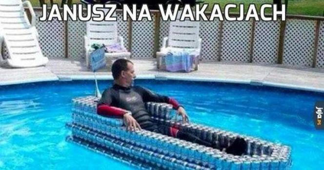  Polacy na wakacjach dają czadu! Zobacz NAJLEPSZE MEMY: Janusz i Grażyna w formie