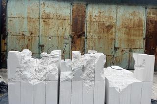 Rzeźba Spotkanie przed pracownią Norberta Delmana w Warszawie 