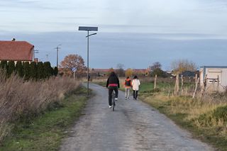 Nowe lampy na Antonińskiej