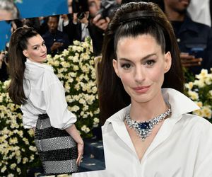Anne Hathaway niczym figura woskowa. Nie wygląda na 42 lata!