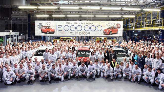 Wyprodukowano 12-milionowy samochód w fabryce Fiat Chrysler Automobiles w Tychach
