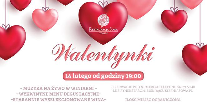 Walentynki 2020. Gdzie pójść z drugą połówką w Toruniu? 