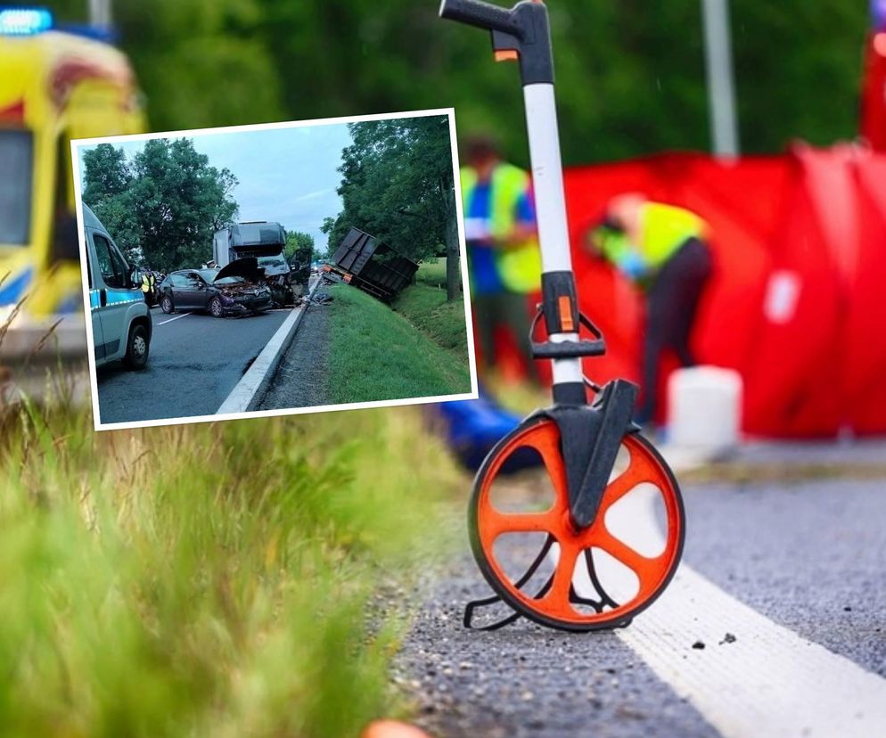  Jedna osoba nie żyje, trzy zostały ranne. Tragiczny wypadek na DK8