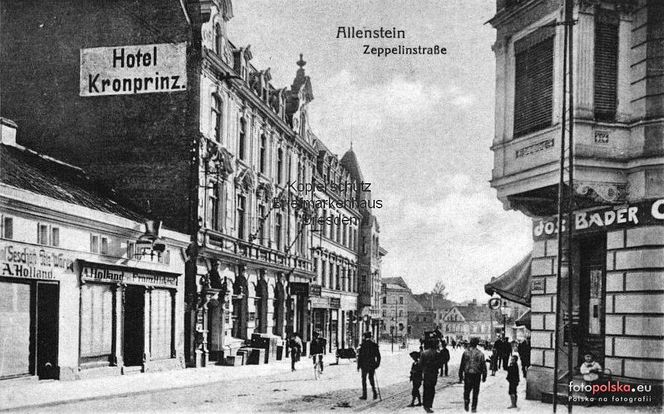 Ulica 11 Listopada w Olsztynie dawniej wyglądała zupełnie inaczej. Nosiła imię niemieckiego inżyniera