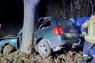 39-latka zginęła na oczach dziecka! Śmiertelny wypadek pod Rykami w piątek trzynastego