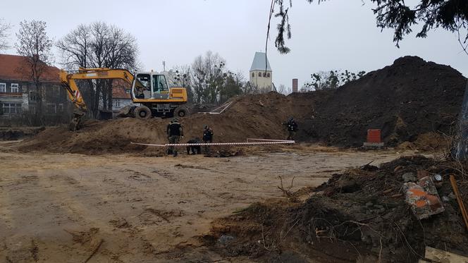 Niewybuch odkryty na budowie na Brochowie we Wrocławiu