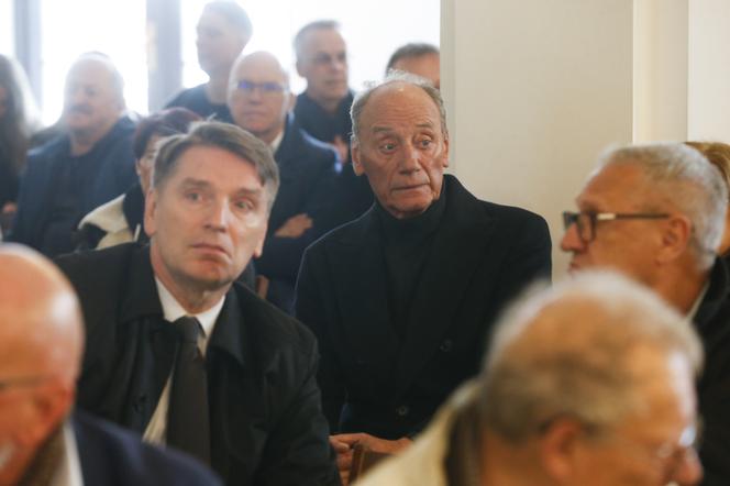 Dariusz Szpakowski na pogrzebie Tomasz Wołka