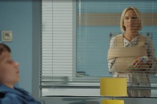 M jak miłość odc. 1891. Dorota (Iwona Rejzner),  Franek (Jarosław Śmigielski)