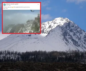 Śnieg spadł w Tatrach! Ratownicy ostrzegają przed trudnymi warunkami na szlakach [ZDJĘCIA]