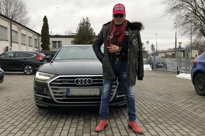 Krzysztof Rutkowski jeździ limuzyną Audi A8