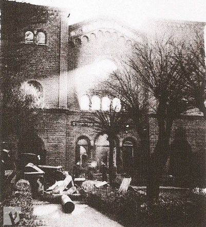 spalona synagoga Zabrze, rok 1938