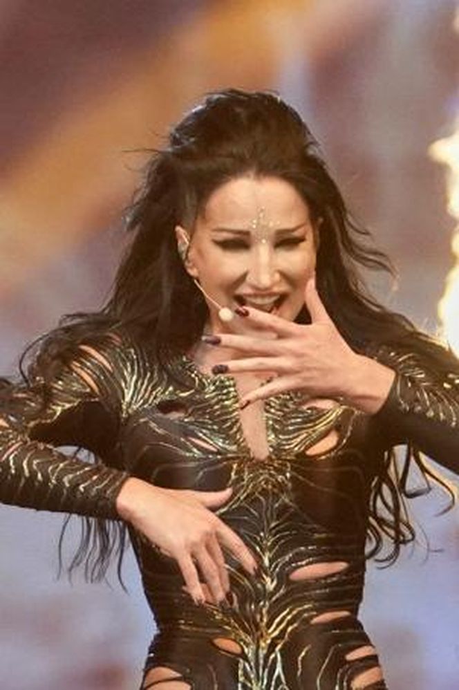 Justyna Steczkowska -  miny Justyny Steczkowskiej na Eurowizji