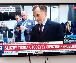 Zbigniew Ziobro w studio TV Republika