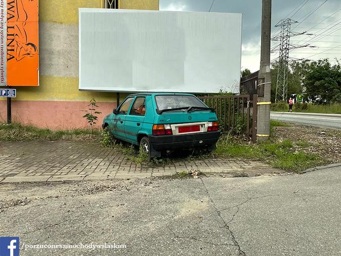 Porzucone samochody na Śląsku - zdjęcia z Facebook/Porzucone samochody w Śląskim