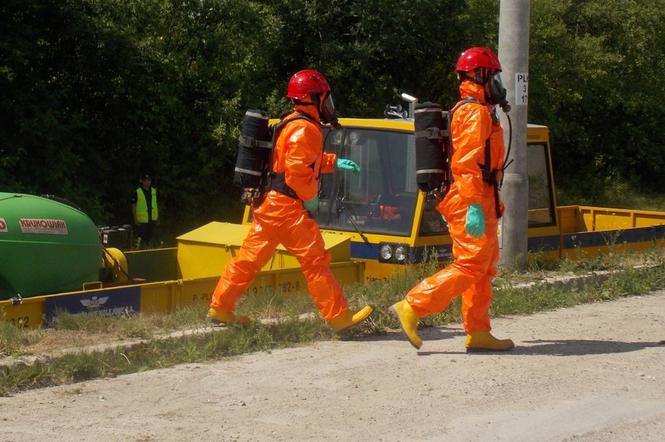 Wyciek niebezpiecznej substancji w jednym z magazynów w Lublinie! Ewakuacja pracowników!