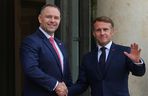 Nawrocki spotkał się z Macronem