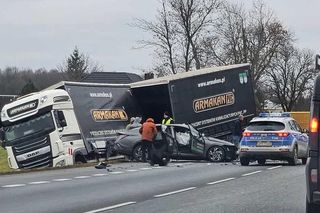 Poważny wypadek na DK2 w Broszkowie