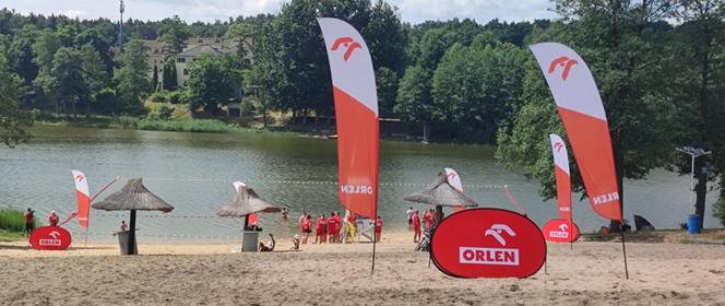 Kąpielisko przy Plaży "Patelnia" w Grabinie nad Jeziorem Górskim
