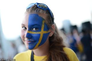 Szwecja, reprezentacja Szwecji, kibicka Szwecji