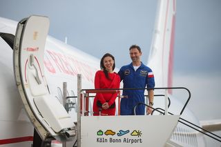 Sławosz Uznański-Wiśniewski wylądował w Kolonii