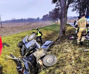 Ostatnia randka Huberta i Mileny. Roztrzaskali się o drzewo. 300 metrów od domu.