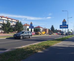 Utrudnienia w ruchu na ul. Szczebrzeskiej w Zamościu