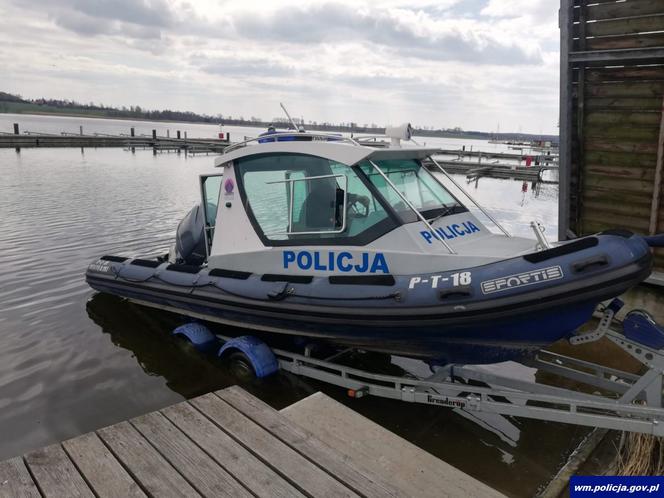 Majówka na Warmii i Mazurach. Policja rozpoczyna patrole nad jeziorami 