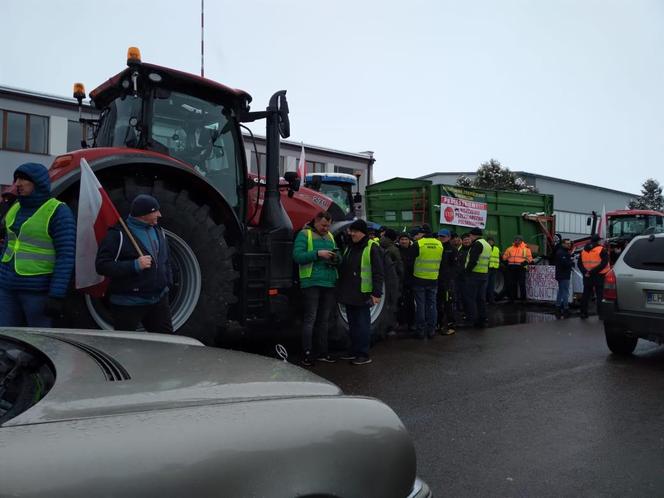 Protest rolników w Hrubieszowie - 9 lutego 2024