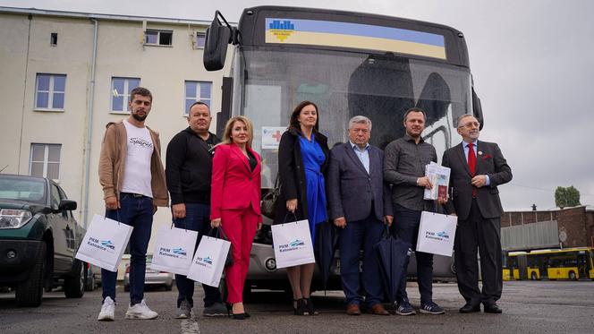 Katowice przekazały autobus Ukrainie. Będzie woził dzieci do szkoły