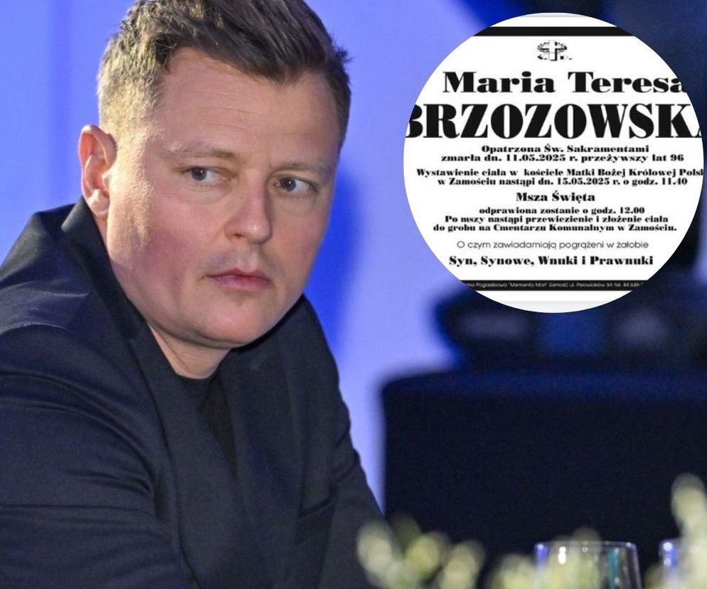 Rafał Brzozowski w żałobie. Nareszcie szczegóły pogrzebu są znane