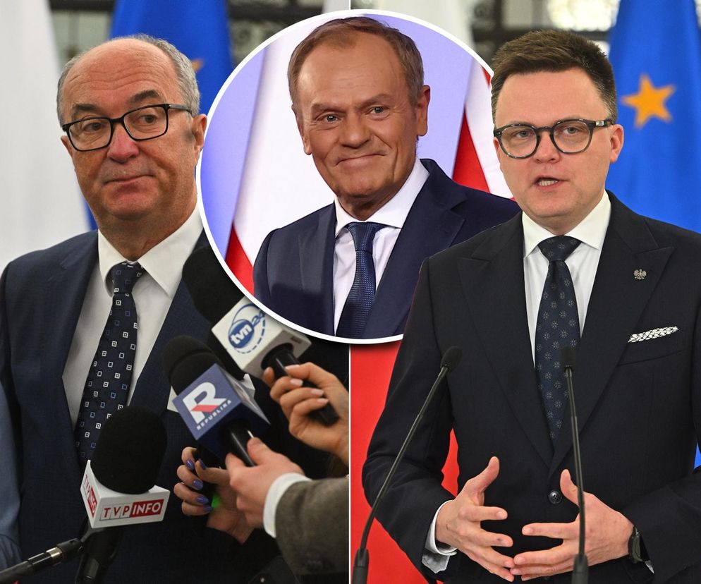 Tusk, Hołownia i Czarzasty