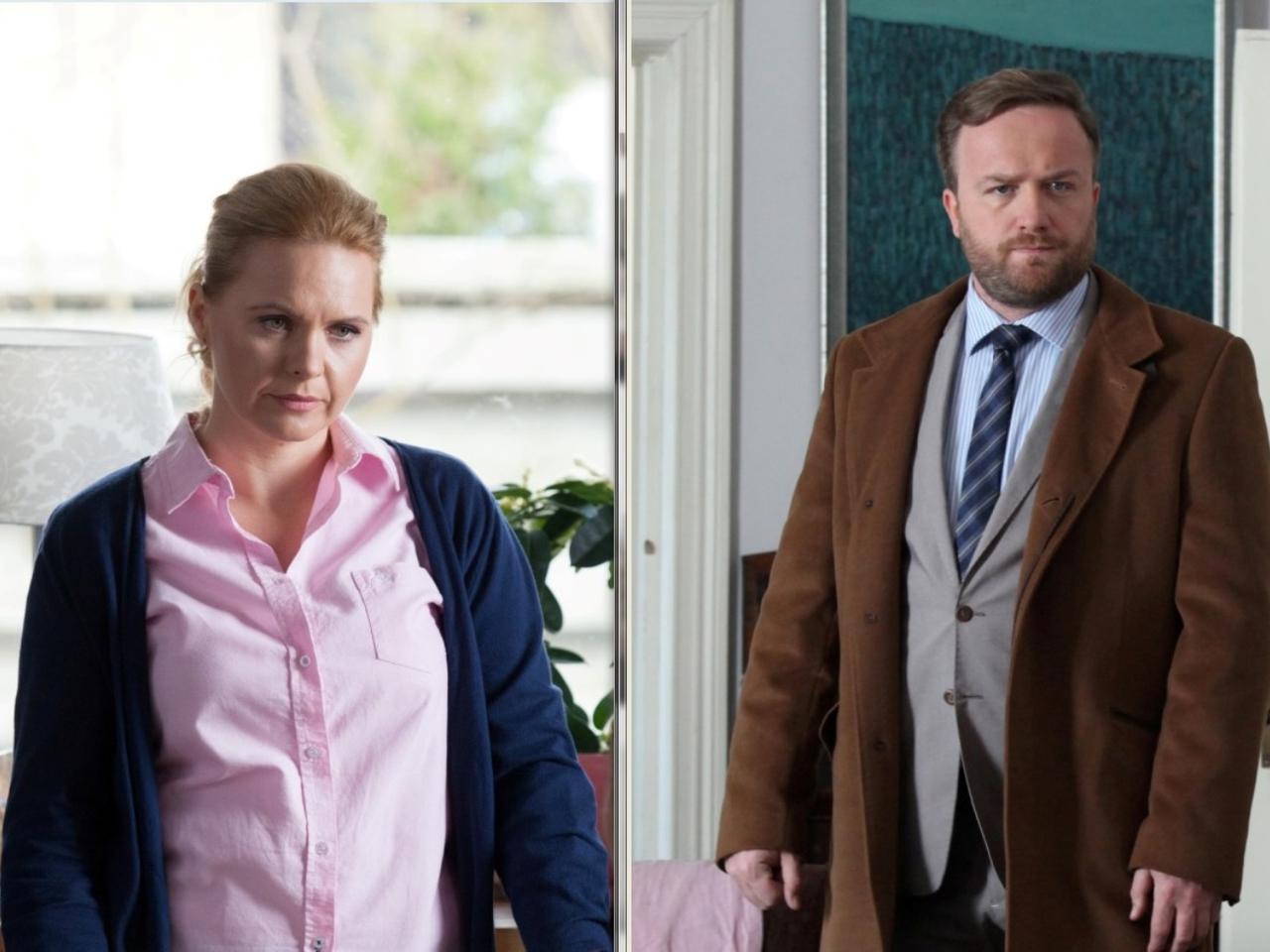 Przyjaciółki 5 sezon odc. 62. Anka (Magdalena Stużyńska), Paweł (Bartek Kasprzykowski)