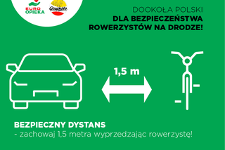 Maja Włoszczowska i Sidney Polak wspierają akcję Bezpieczny dystans