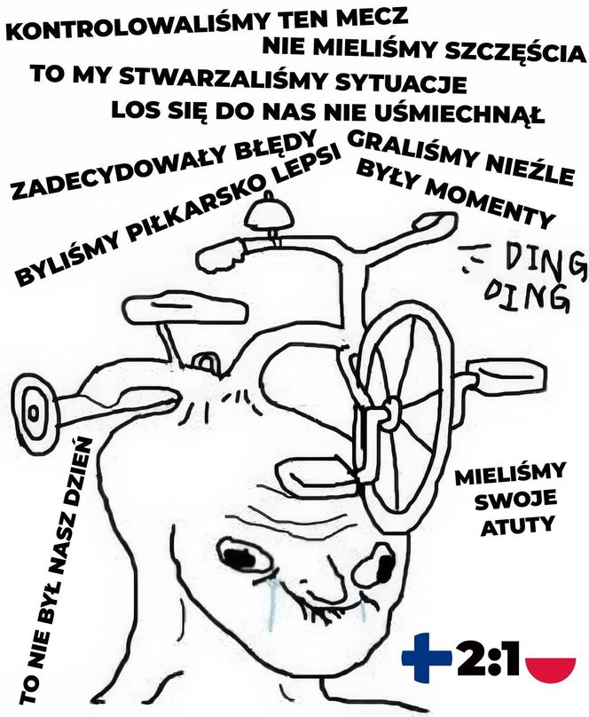 Finlandia - Polska: Memy