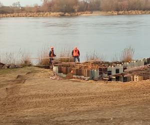 Budowa slipu nad Wisłą w Grudziądzu