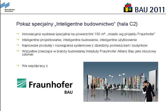 Światowe Targi Architektury, Materiałów i Systemów Budowlanych w Monachium, czyli BAU 2011