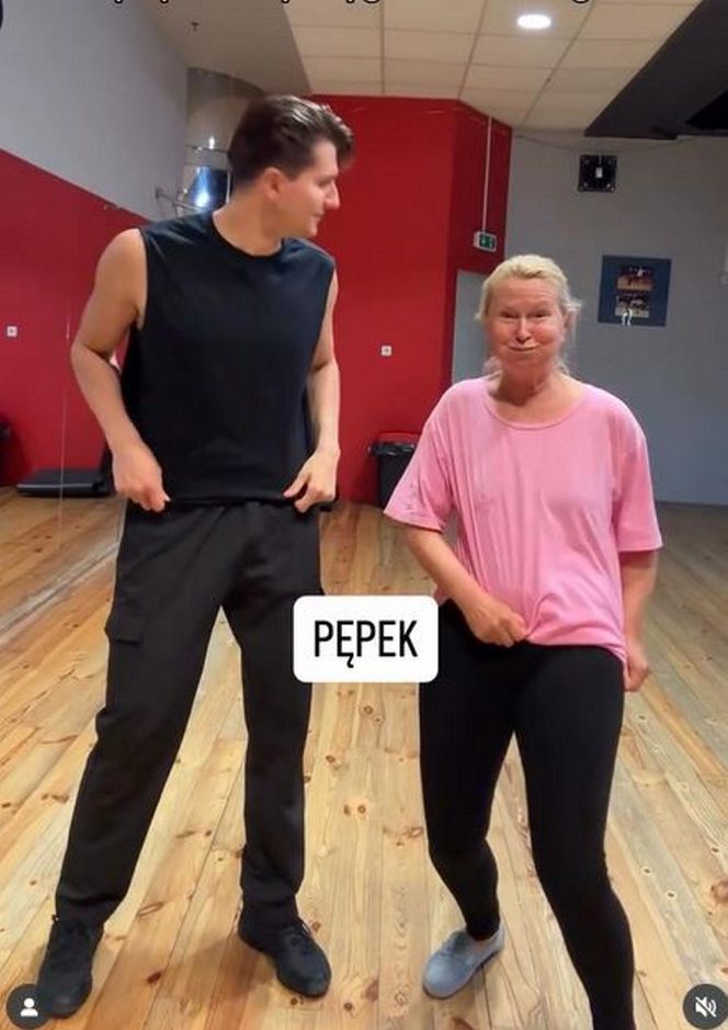 Barbara Bursztynowicz na treningu