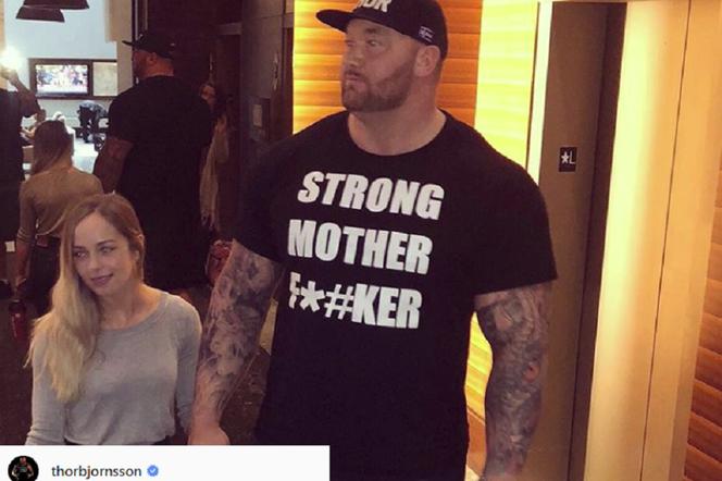 Hafþór Júlíus Björnsson czyli Góra z Gry o Tron i jego dziewczyna