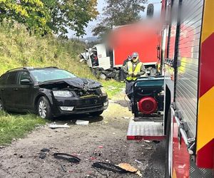 Tragiczny wypadek autobusu linii Warszawa - Odessa na obwodnicy Lwowa